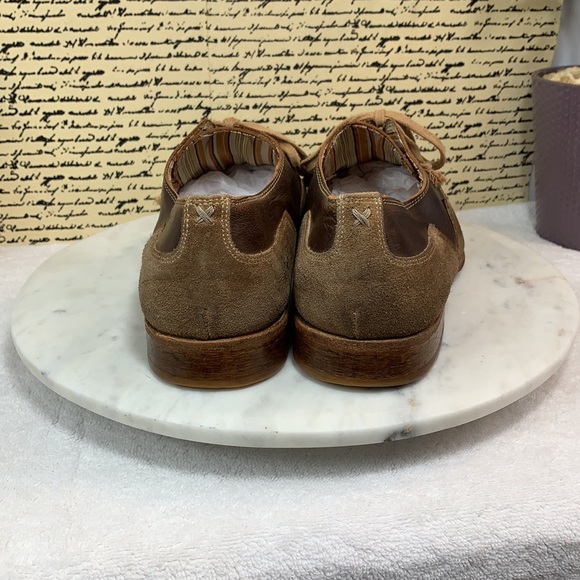 GORDON RUSH Antiqued Suede Italian Shoes  SZ 10 main image 8